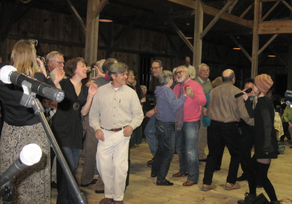 Dance floor with dancers