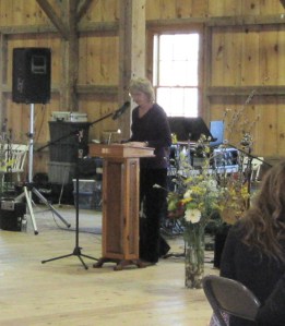Deborah Mayhew, Todd's partner, organized the organizers and emceed at the memorial celebration.