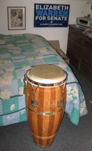 The (borrowed) conga in residence