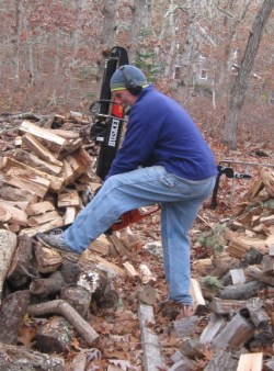 A guy and his chainsaw