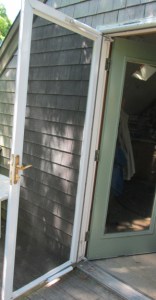 Screen in, door still open