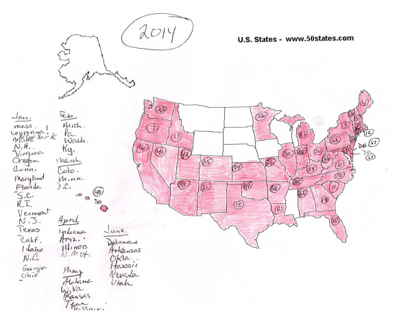 2014 june license map