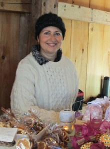 Andrea Rogers at her booth