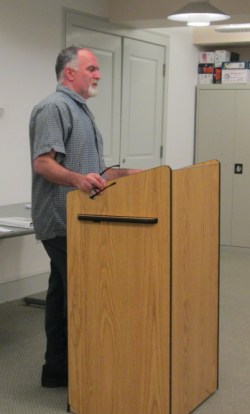 David Vigneault at the podium