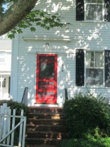 The Walsh house is only visible from the road if you're considerably under the neighborhood's 25 mph speed limit.