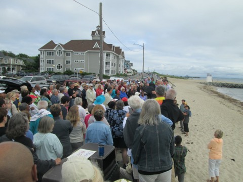 MV NAACP prayer vigil, Inkwell beach, July 11, 2016