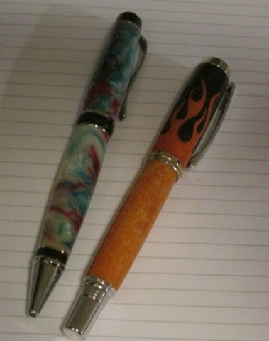 two pens